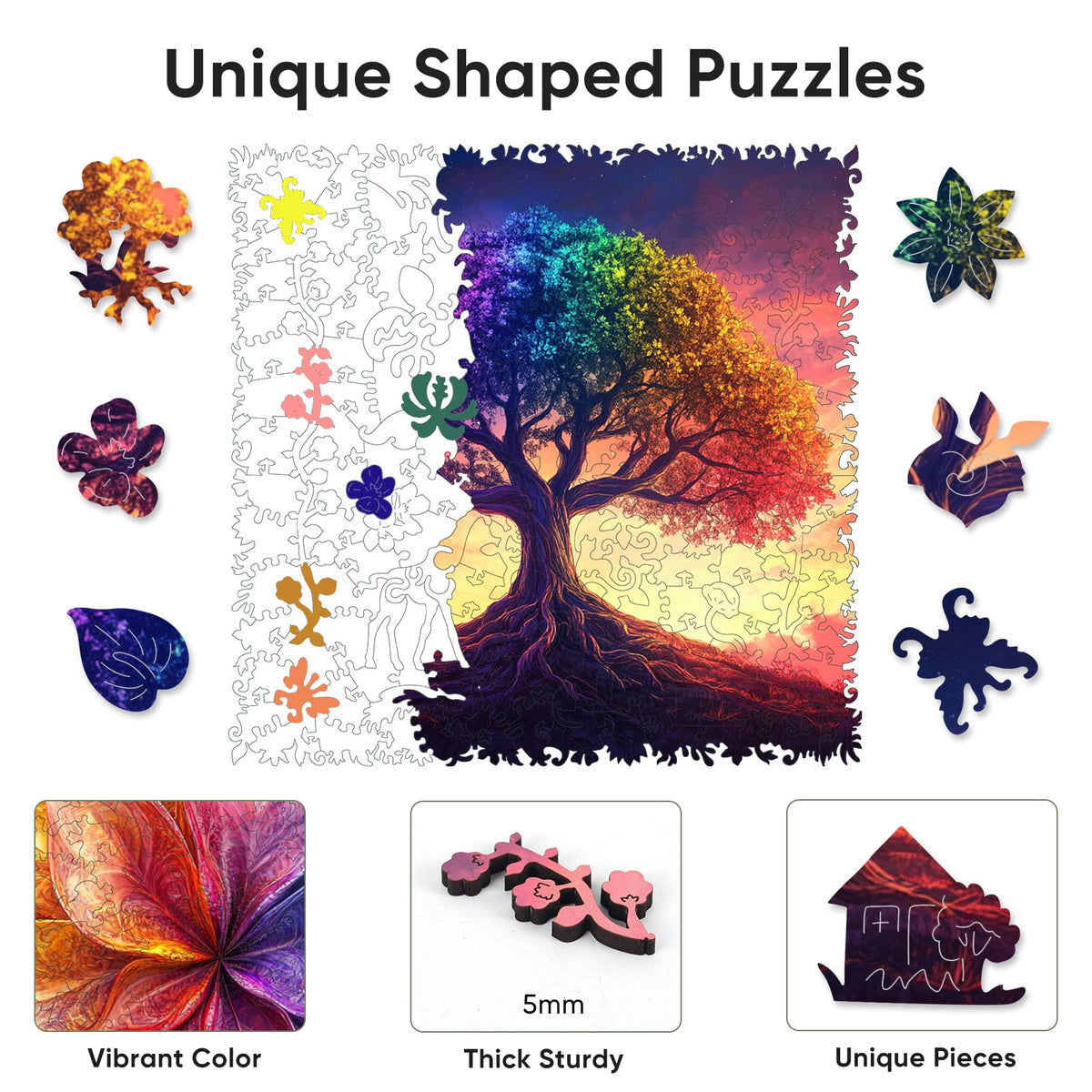Wooden Puzzles (Tree of Life / 200 pieces)