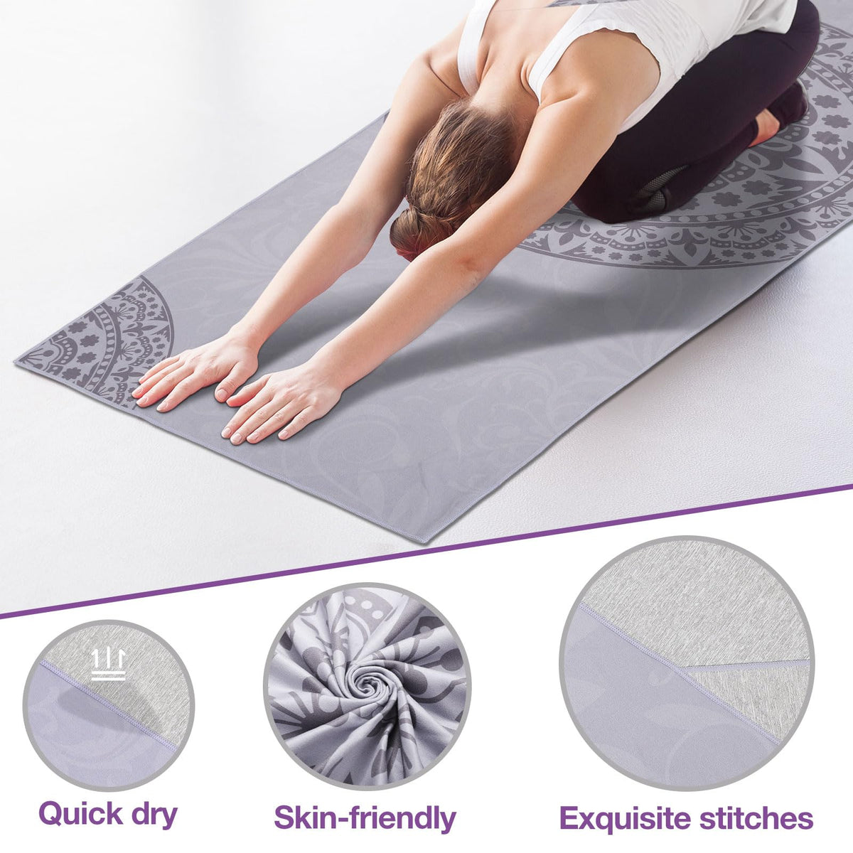 Yoga Towel Non (Gray)