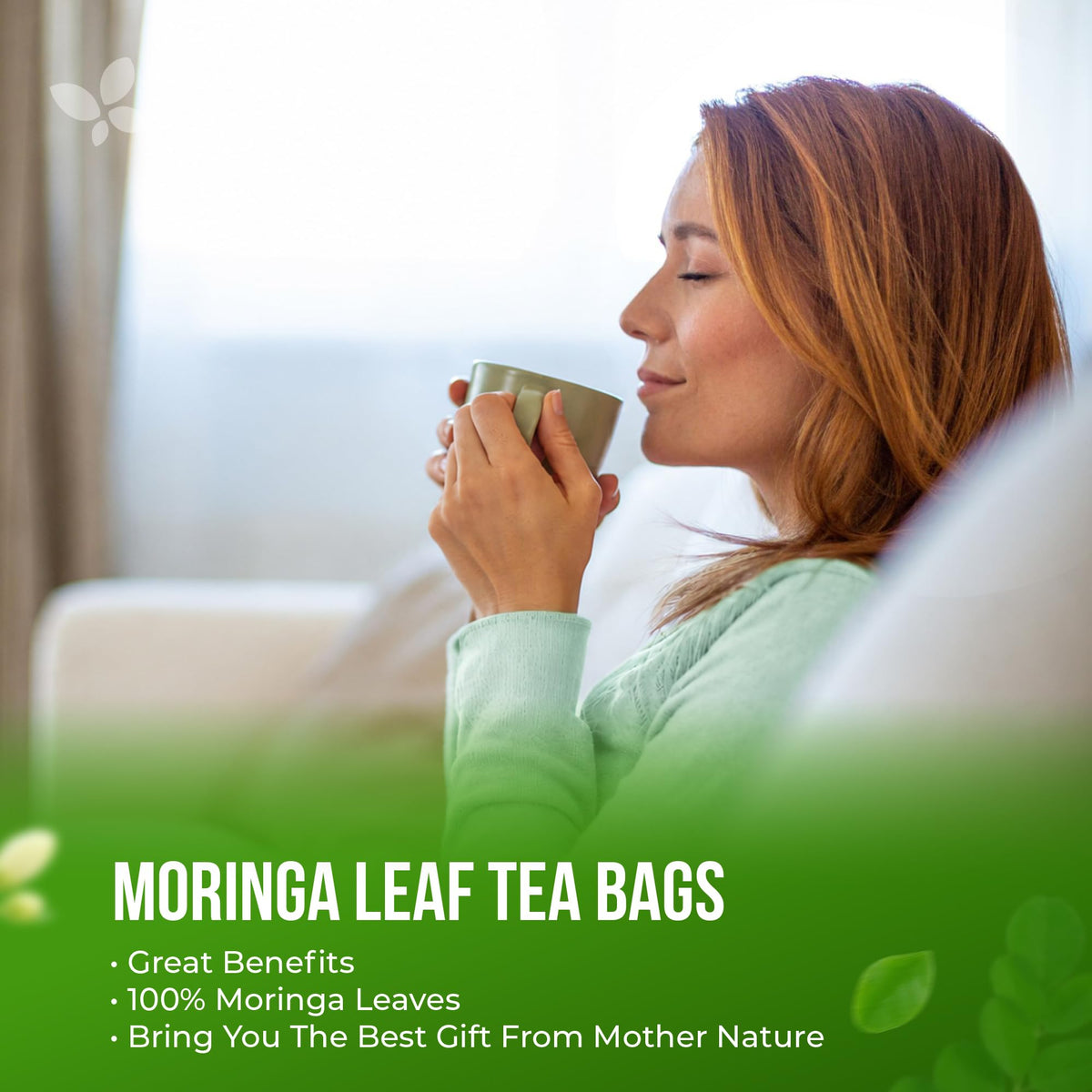 Premium 75 Moringa Tea Bags (75 Teabags)