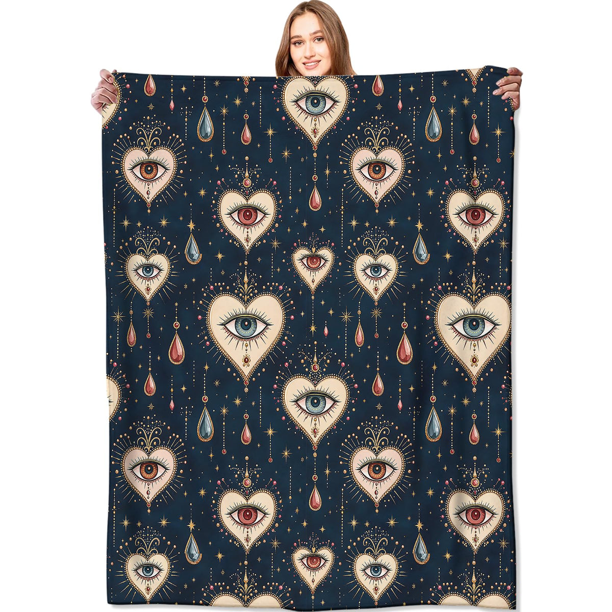 Mystic Eye Flannel Blanket (Mystic Eye / 40x50 inch)