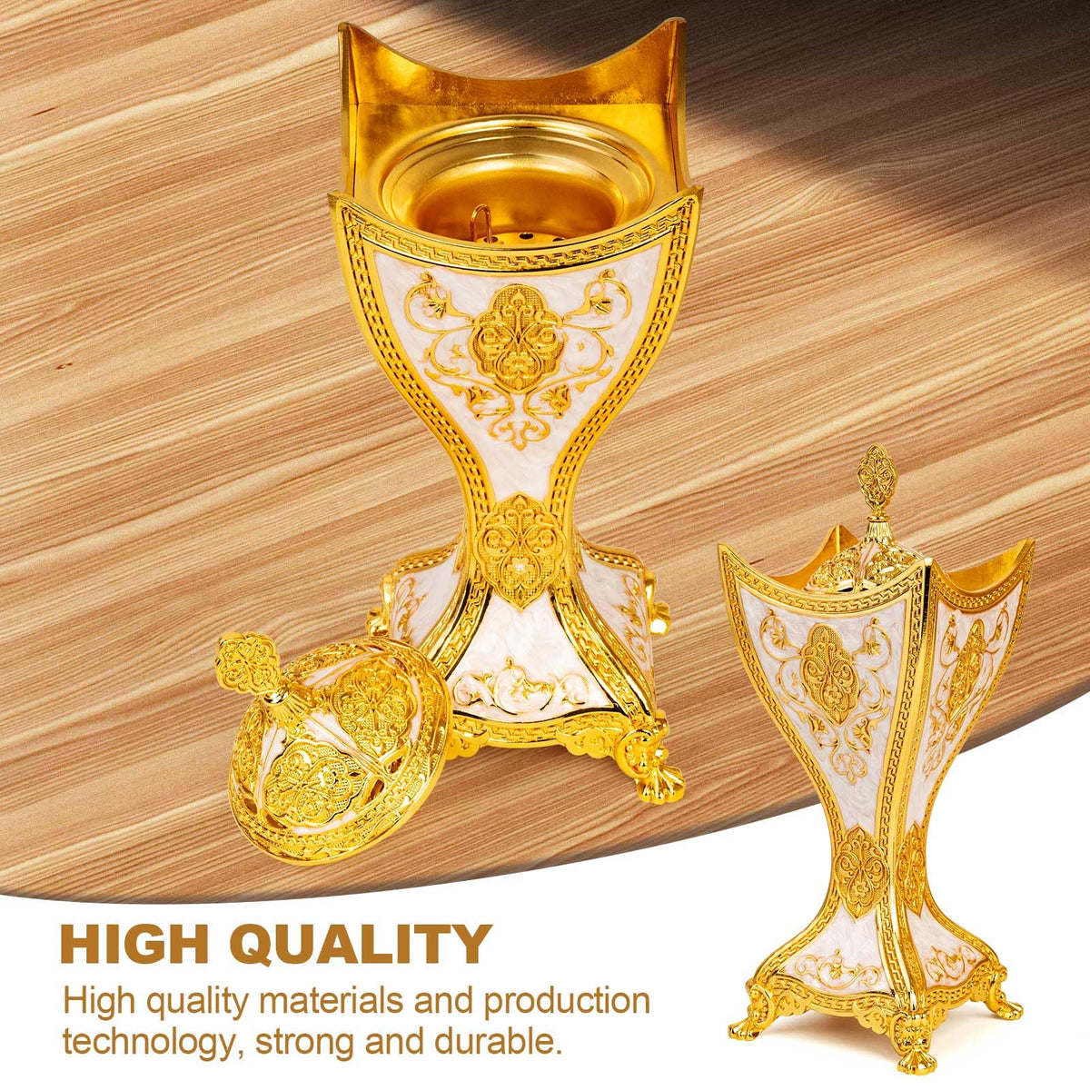 Bakhoor Incense Burner (Gold)