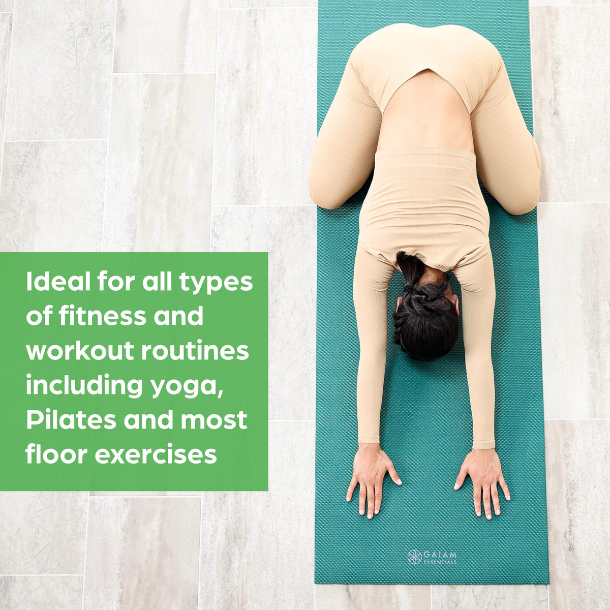 Essentials Yoga Mat (Teal / 1/4" (6MM))