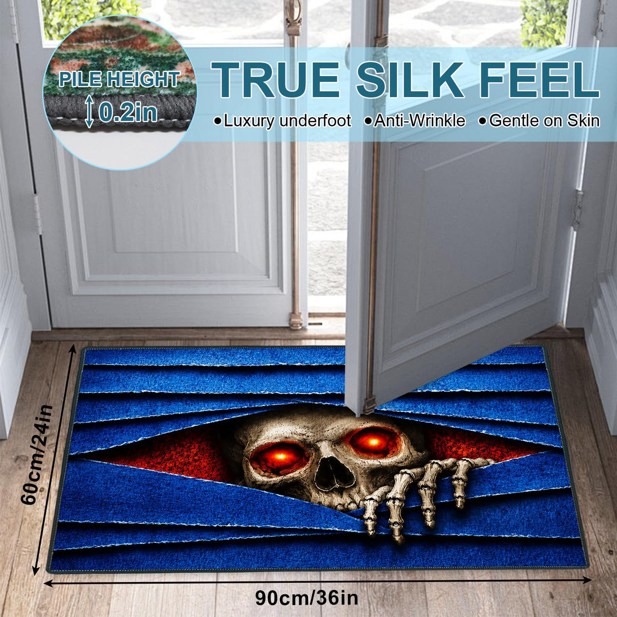 2x3 Halloween Rugs for Entryway (25 / 2' x 3' (Rectangular))