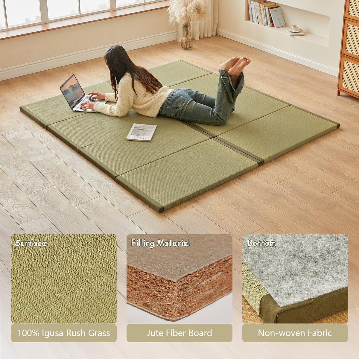 Japanese Tatami Mat (Twin XL)