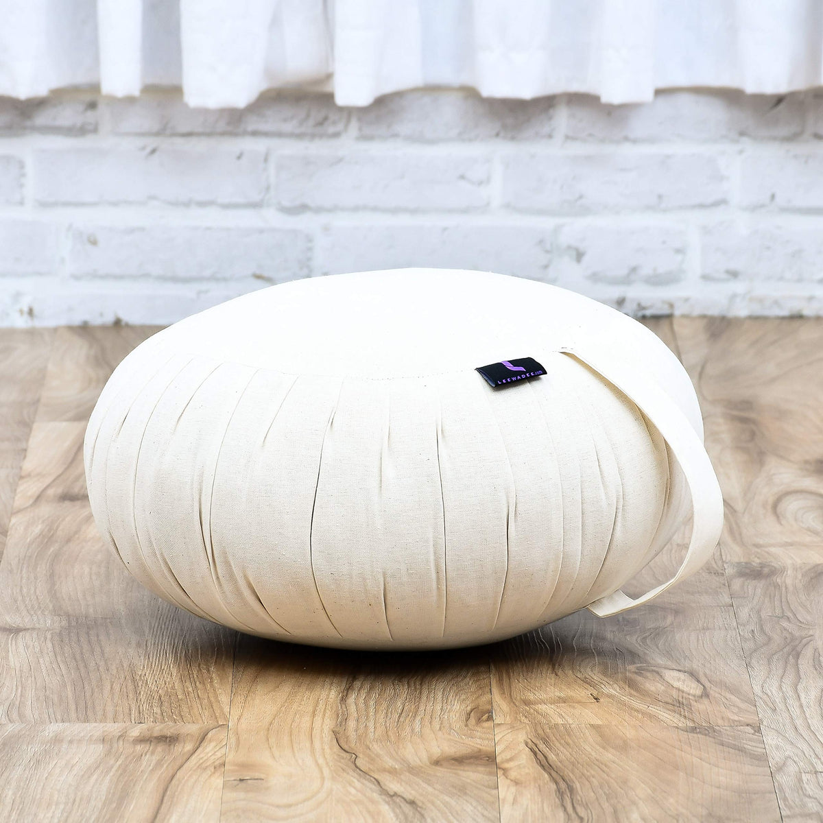 Meditation Cushion Zafu & Zabuton Set 28 x 28 inches Kapok Zazen (Cl01 - Ecru)