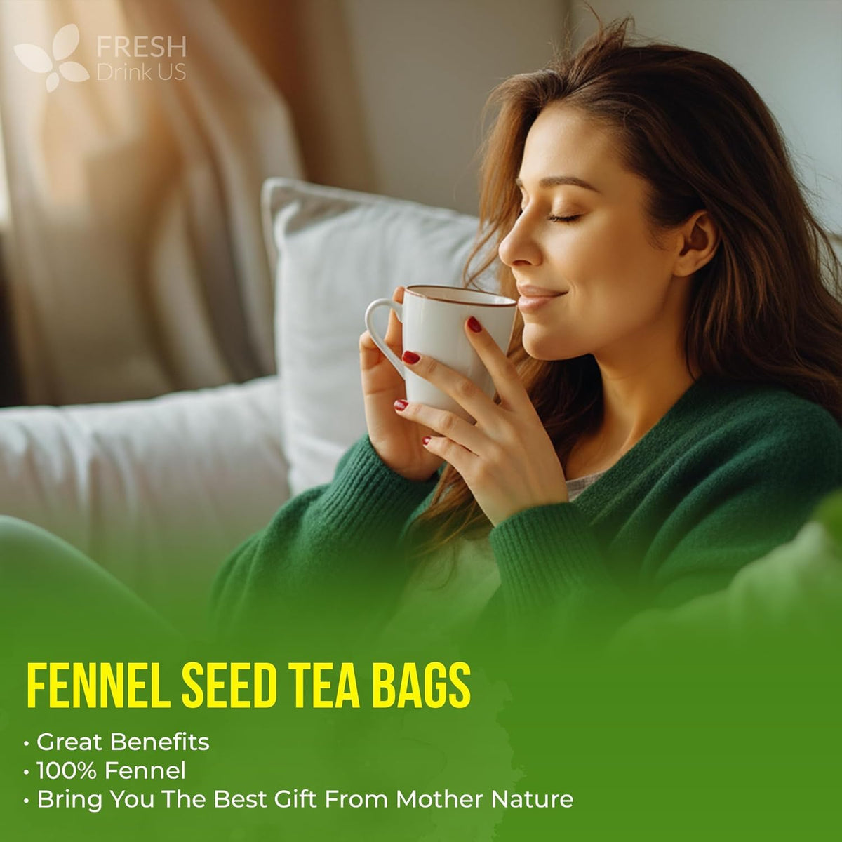 Premium Fennel Seed Tea (75 Bags)