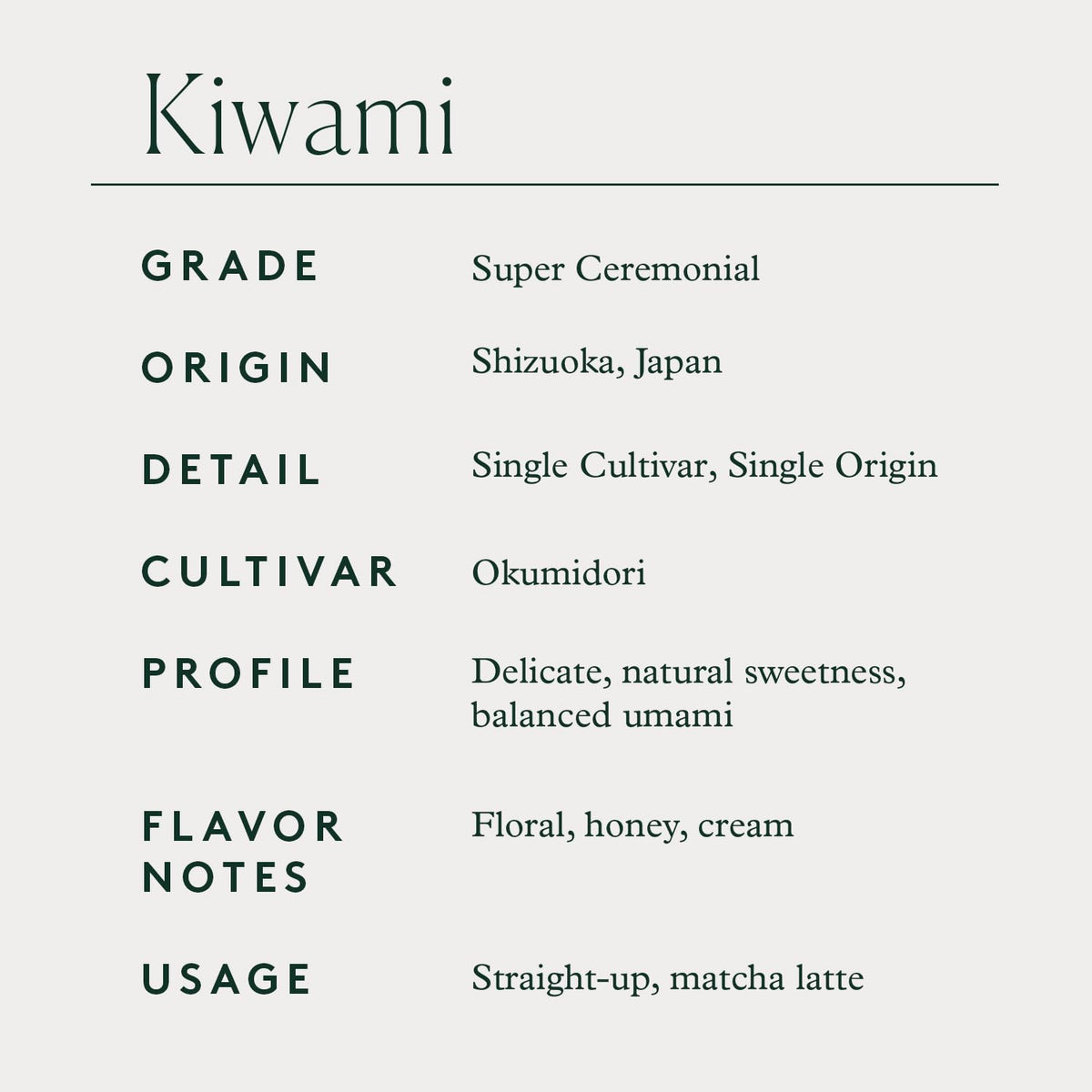 Kiwami Organic (30 g)