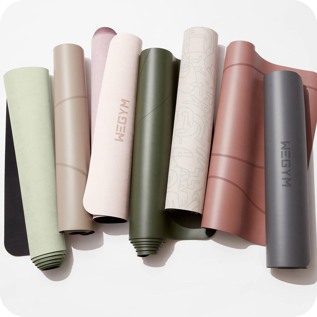 Suede Yoga Mat (Stone Graffiti / Suede)