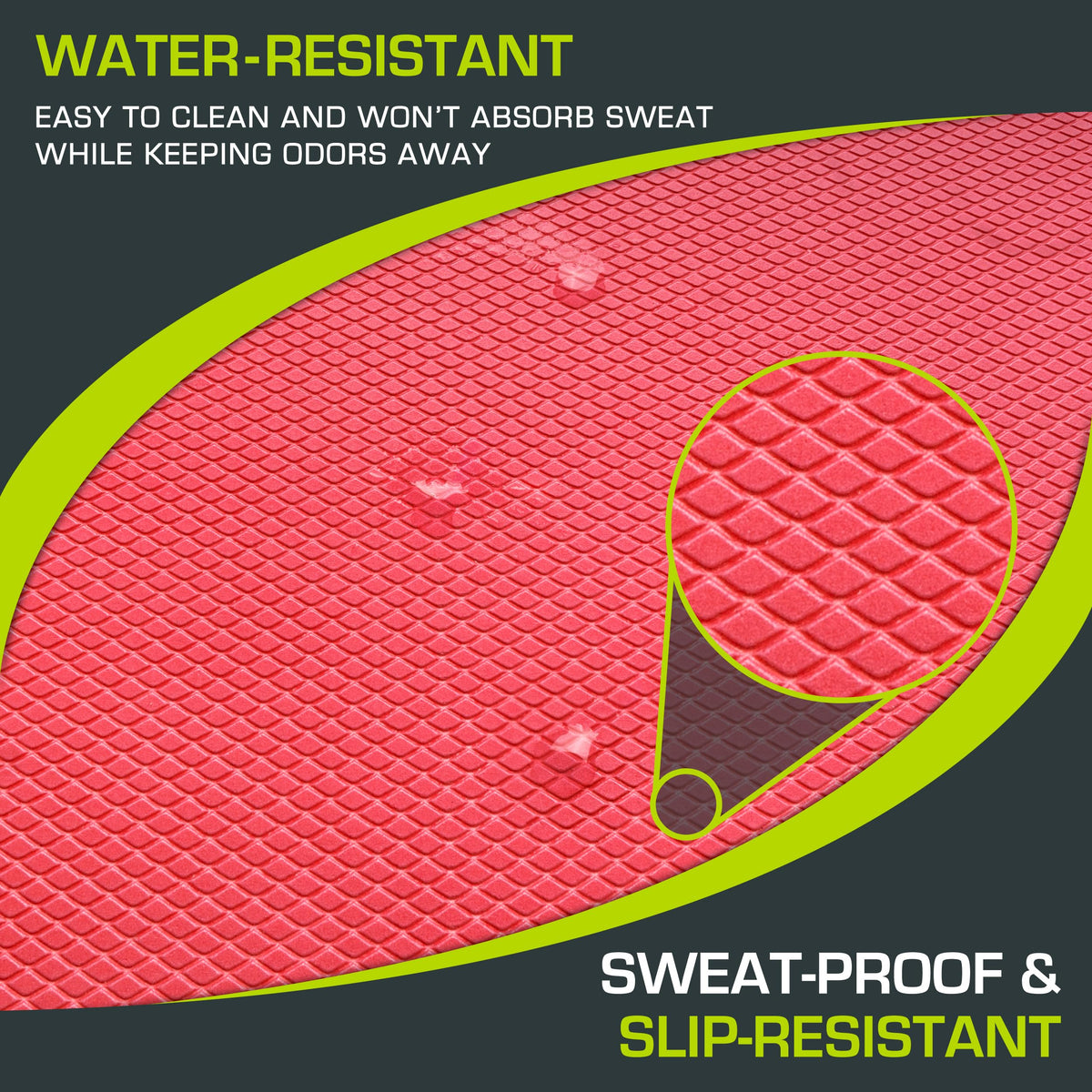 Exercise Balance Pad (Red / L - (15.5" x 12.75"))