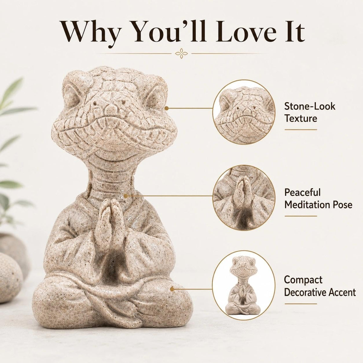 Meditating Snake Statue (Snake 1)