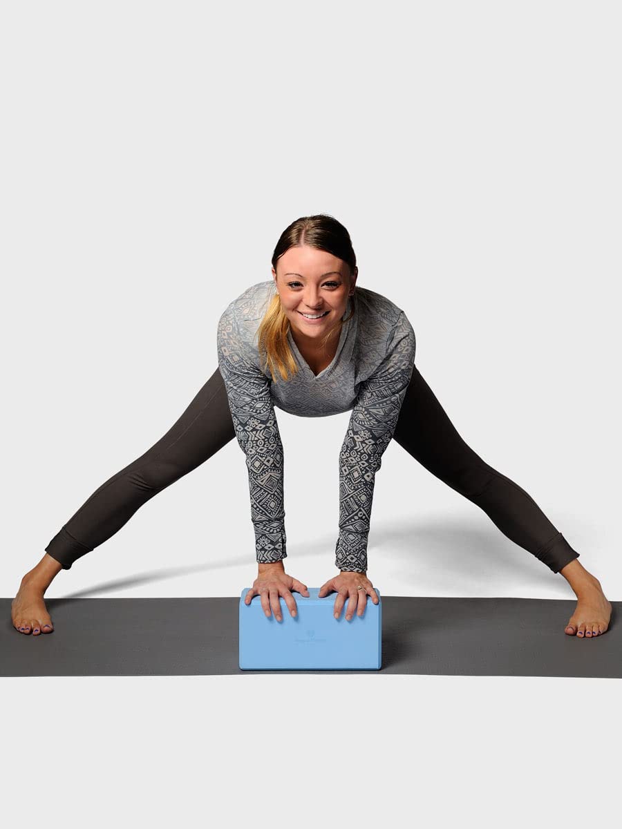 Big Blue Foam Yoga Block (Blue)