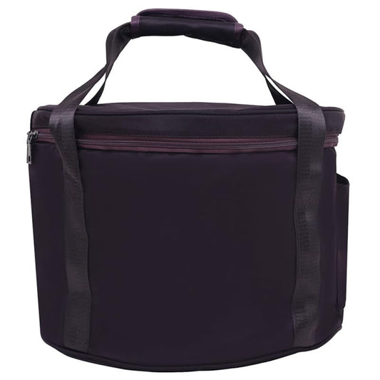 12inch Crystal Singing Bowl Carrying Case Bag (36x36x27cm / Purple)