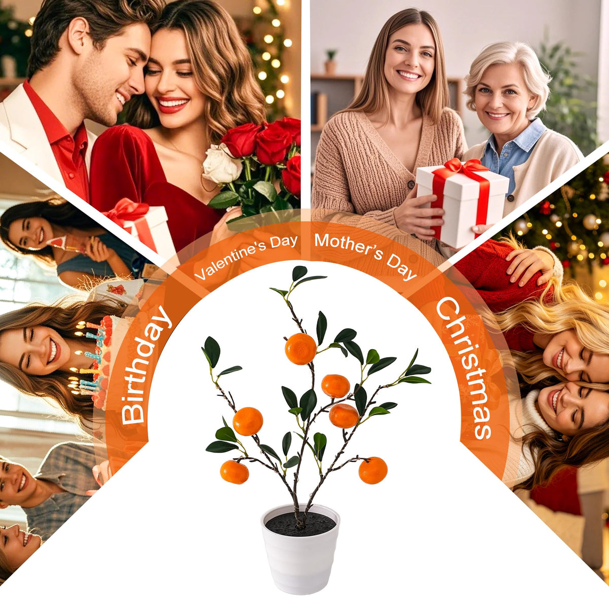 LED Orange Tree Lamp (Orange Tree)
