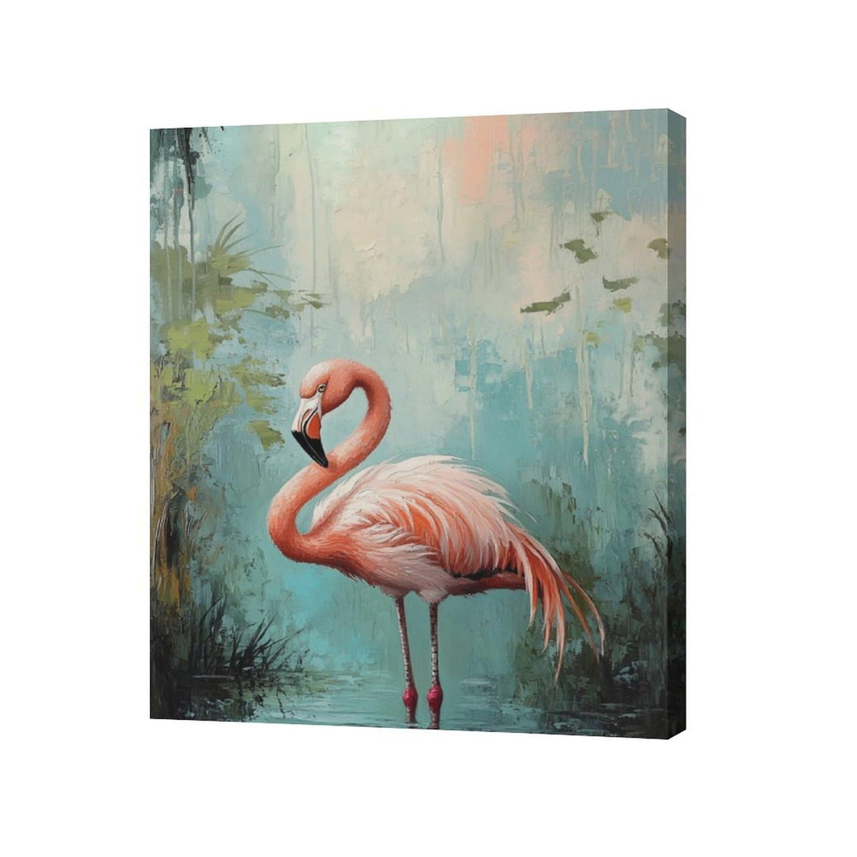 Flamingo Wall Art (24"L x 20"W / Flamingo)