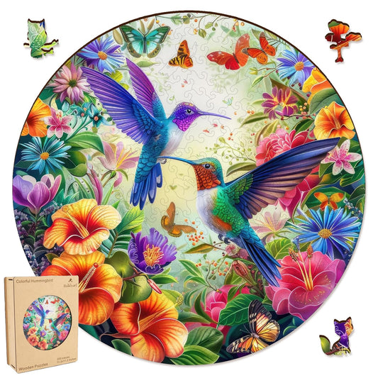 Hummingbird Puzzle (Colorful-hummingbird / 200 pieces)