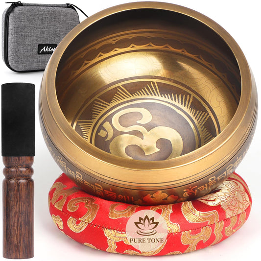 HandMade Meditation Singing Bowl (5 inch Gold)