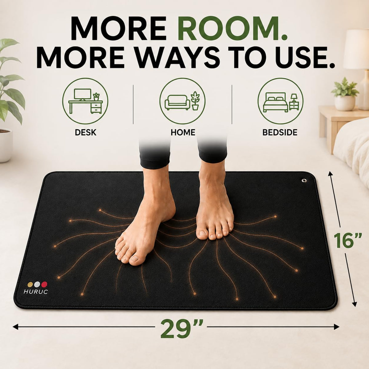 Grounding Mat for Feet