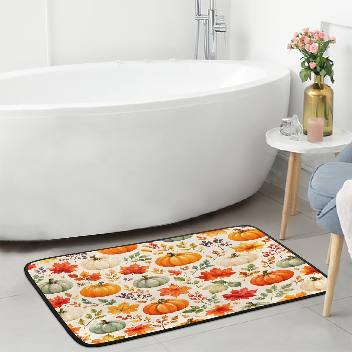 Autumn Kitchen Rugs Kitchen Mats Non Slip Floor Mat (Z:e-color 4)