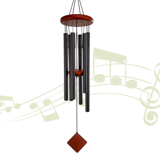 Small Wind Chimes for Outside (26" BK)