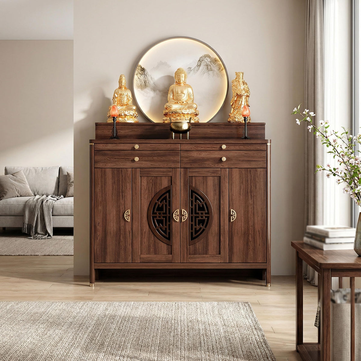 Personal Shrine Altar Table (46.5*17.7*48.8in)