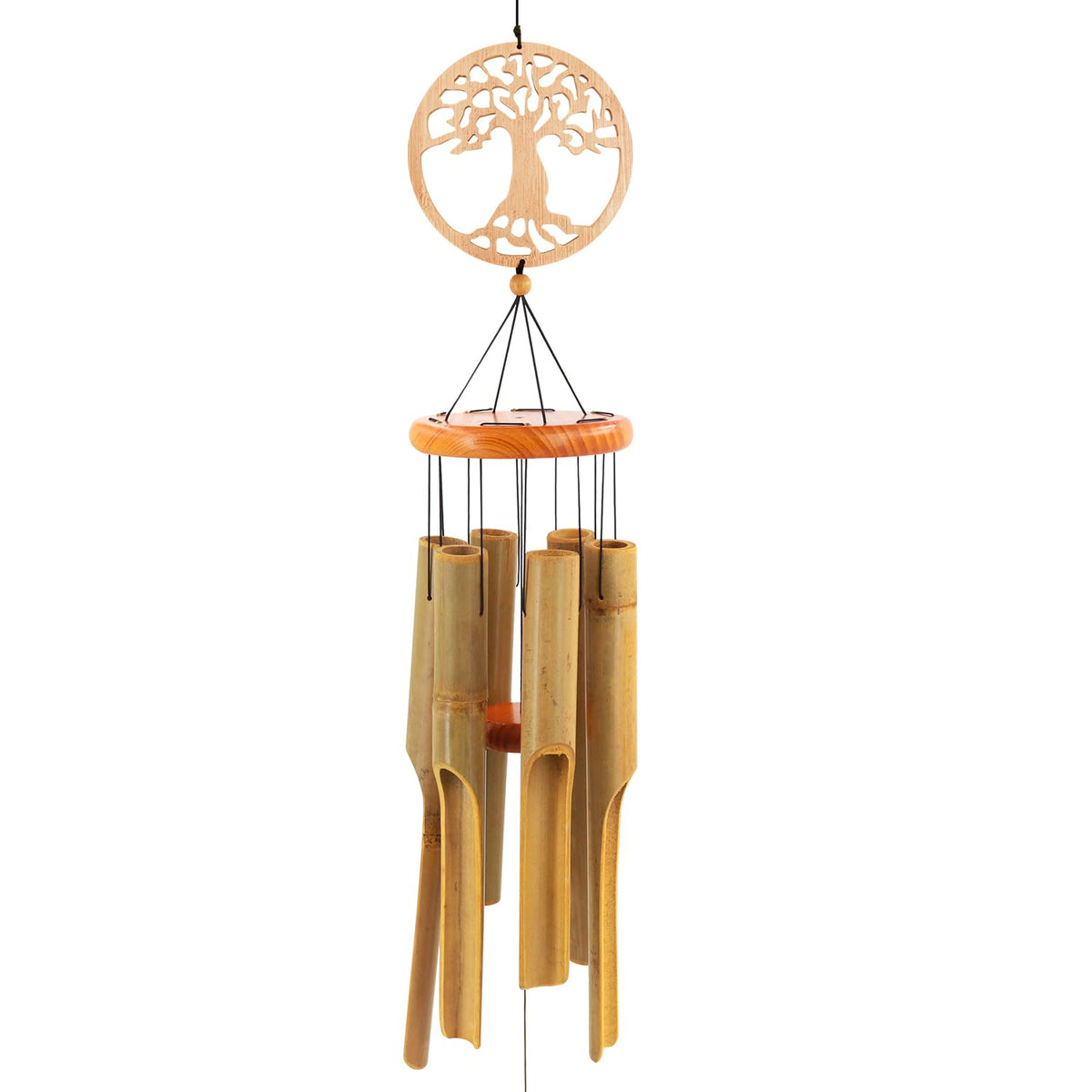 Bamboo Wind Chimes Outdoor (36")