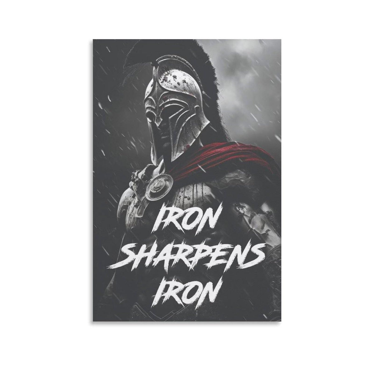 I Am A Spartan Gym Motivation Canvas Printing Wall Art Prints Wall Decor Posters Red Black Obstacle Race Warrior Fitness Industrial Home Gym Garage Office Decor 20x30inch (style-36 / 20x30inch(50x75cm) Unframe)
