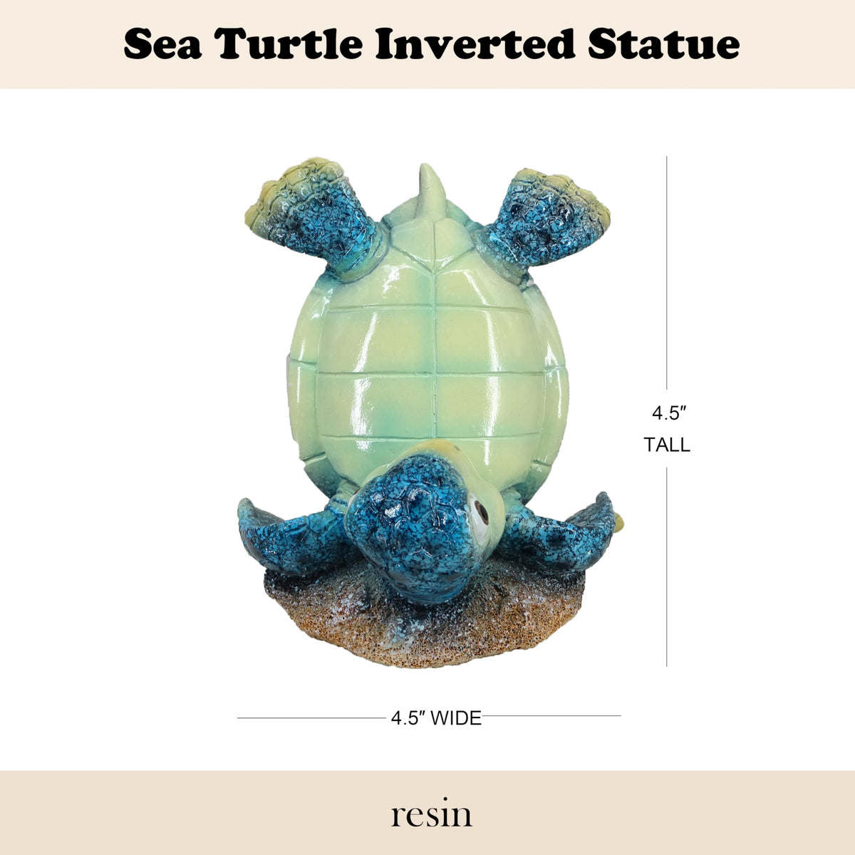 Resin Sea Turtle Table Decor (Blue2)