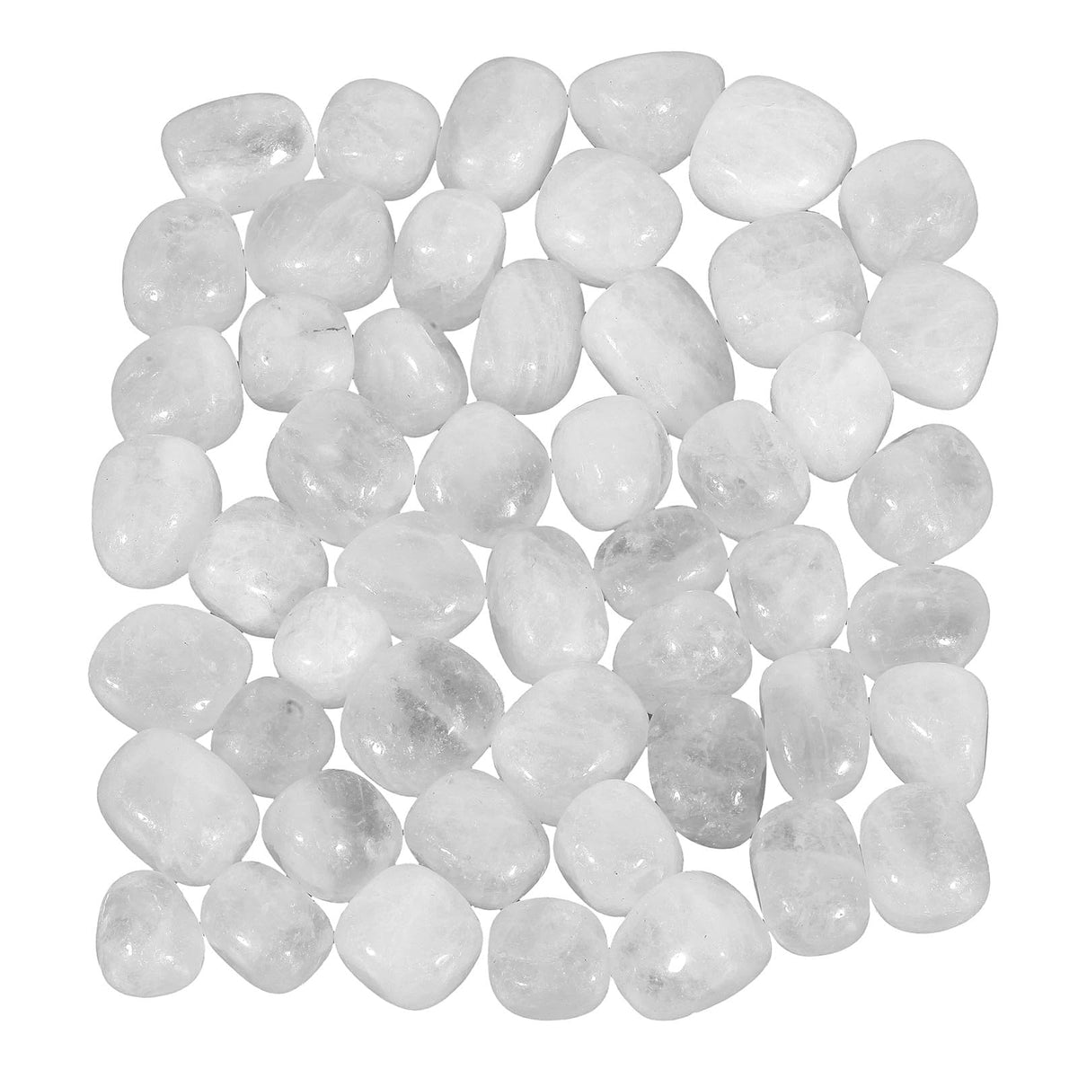 1lb Natural Polished Crystals for Home Decoration (#1-white)