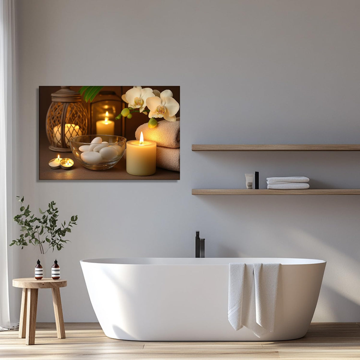 Zen Canvas Wall Art (24"L x 16"W / Art-9)
