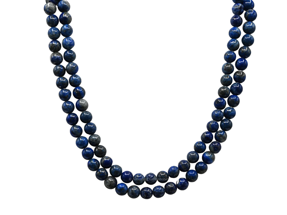 Lapis Lazuli Mala Saadi (Lapis Lazuli / Plain)