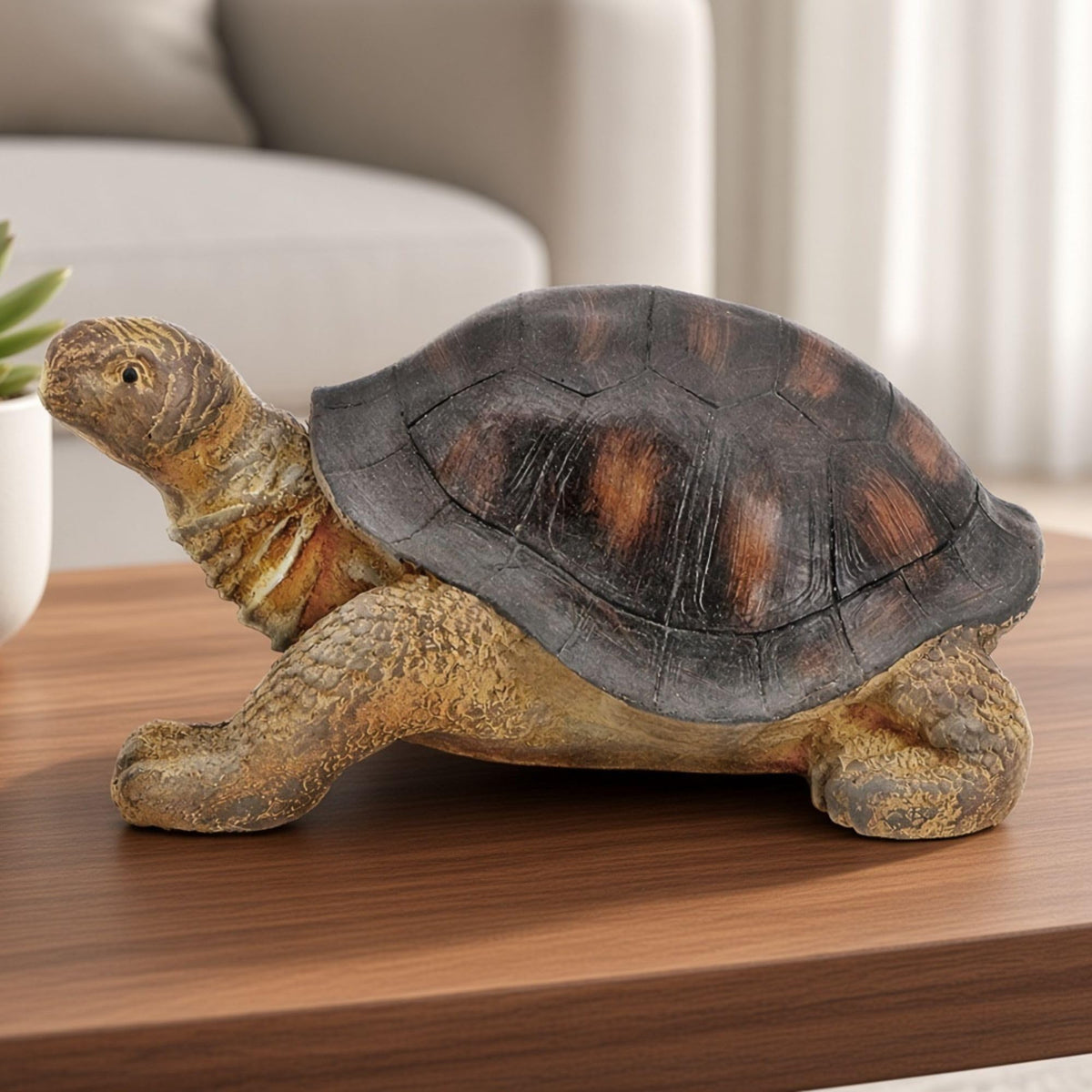 Garden Turtle Statue (A Brown)