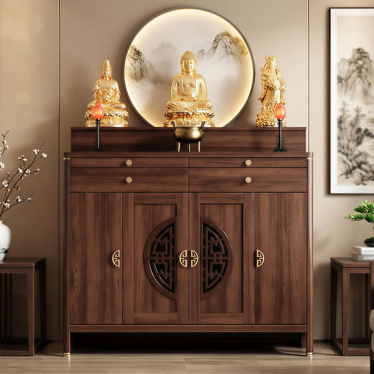 Personal Shrine Altar Table (46.5*17.7*48.8in)