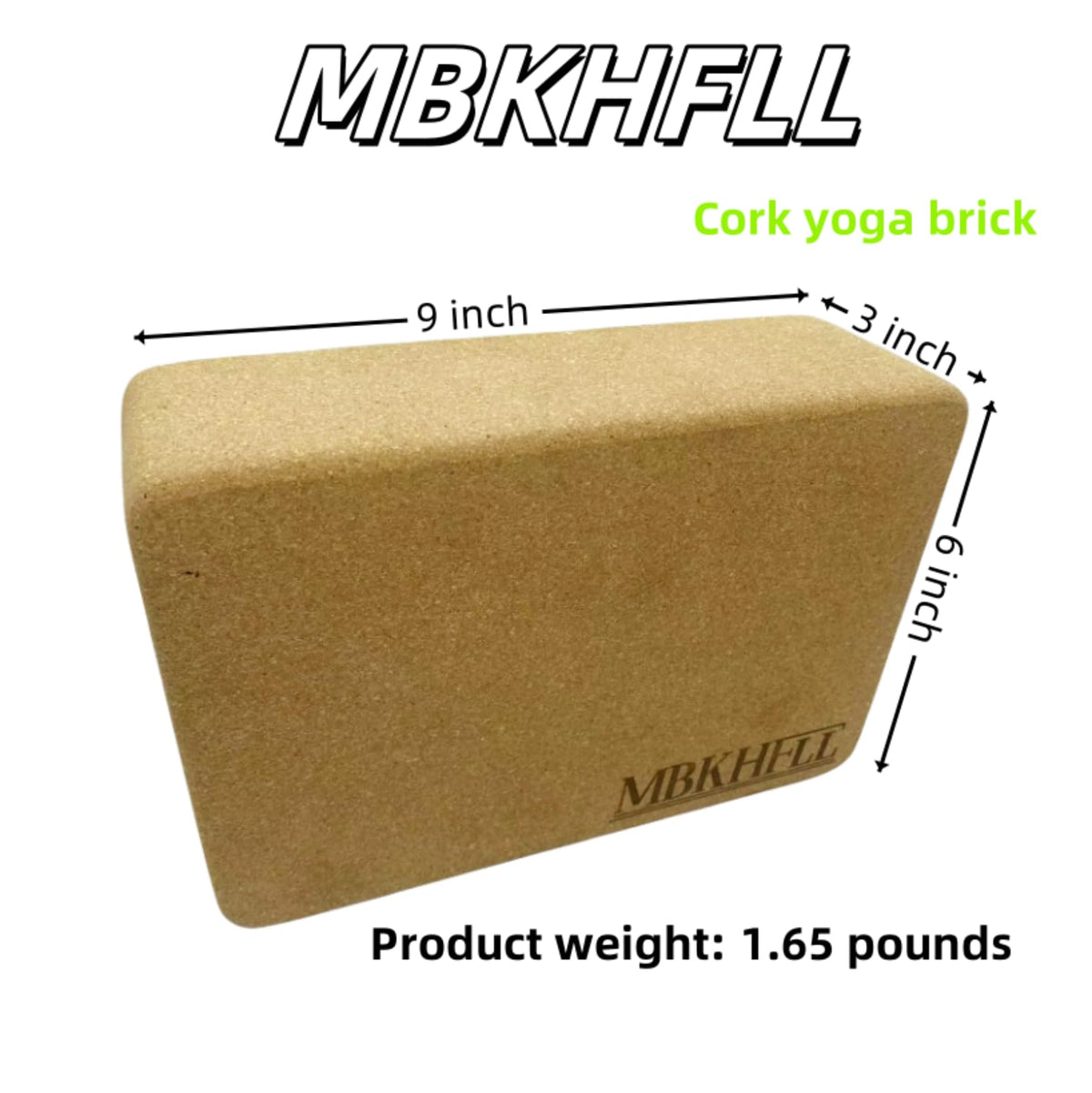 Cork Yoga Blocks (Cork 1 Pack)
