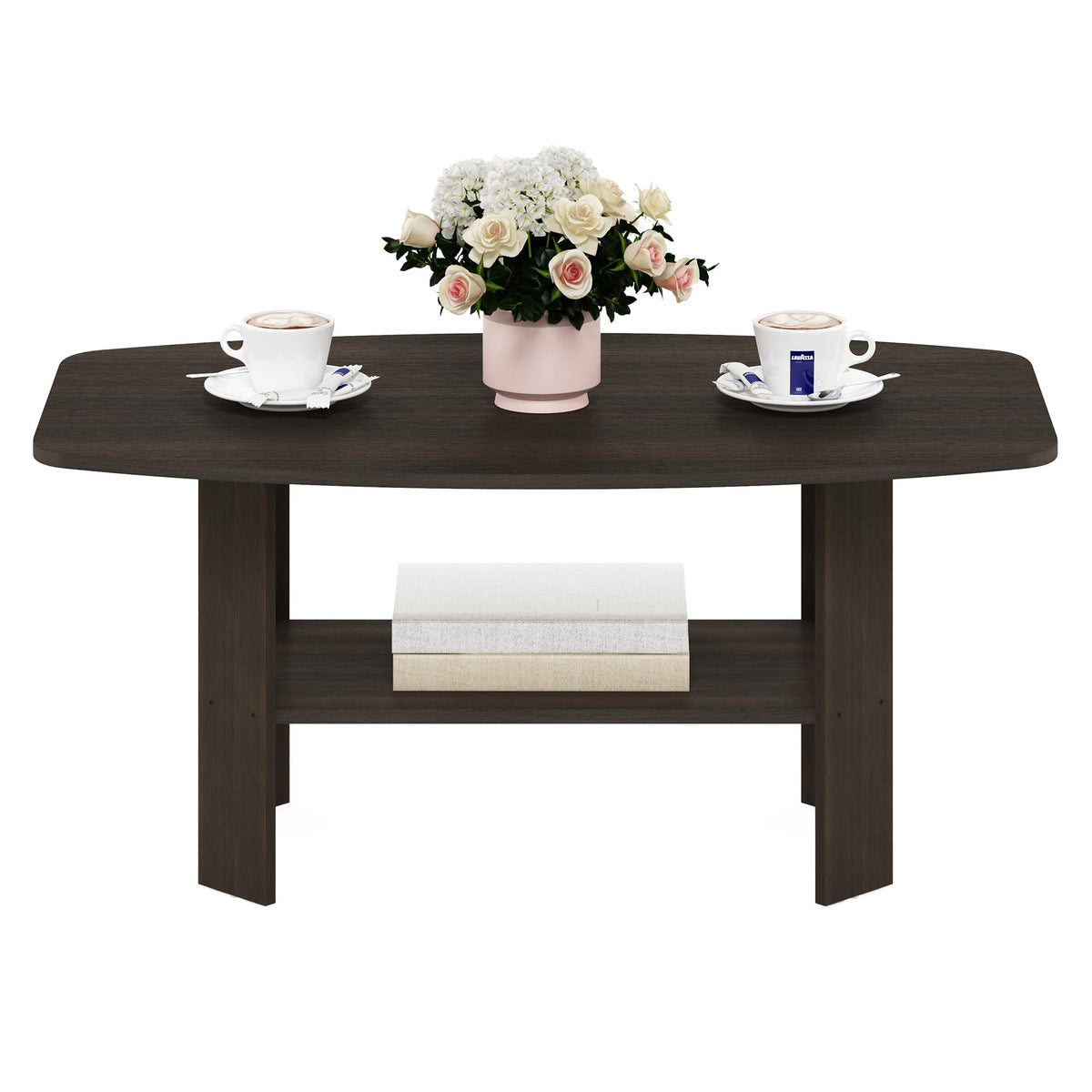 Simple Design Coffee Table (Dark Brown / Coffee Table)