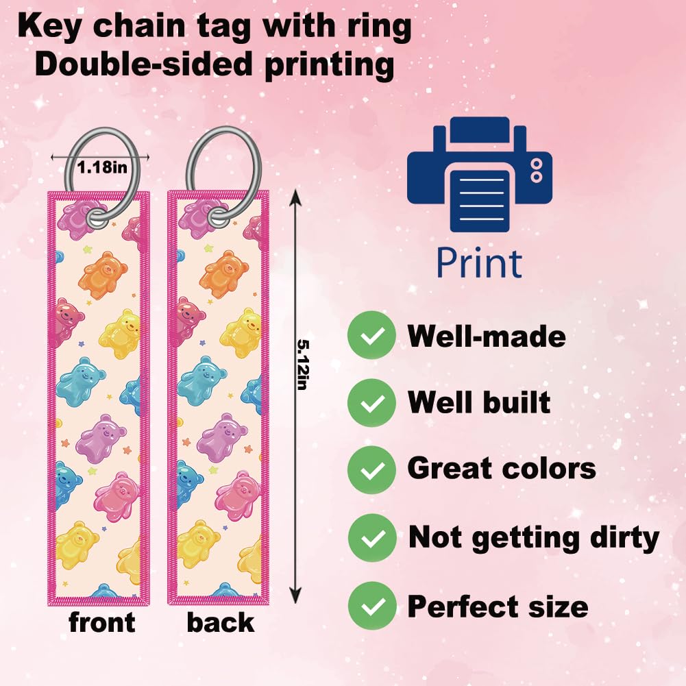 Colorful Gummy Bears License Plate Frame for Women 2Pc Car Tag (for animal- bear / 2 pack)