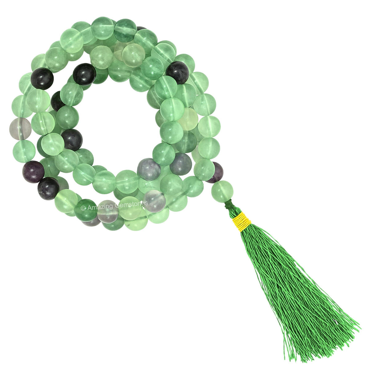 Fluorite Mala Beads (Fluorite / Plain)