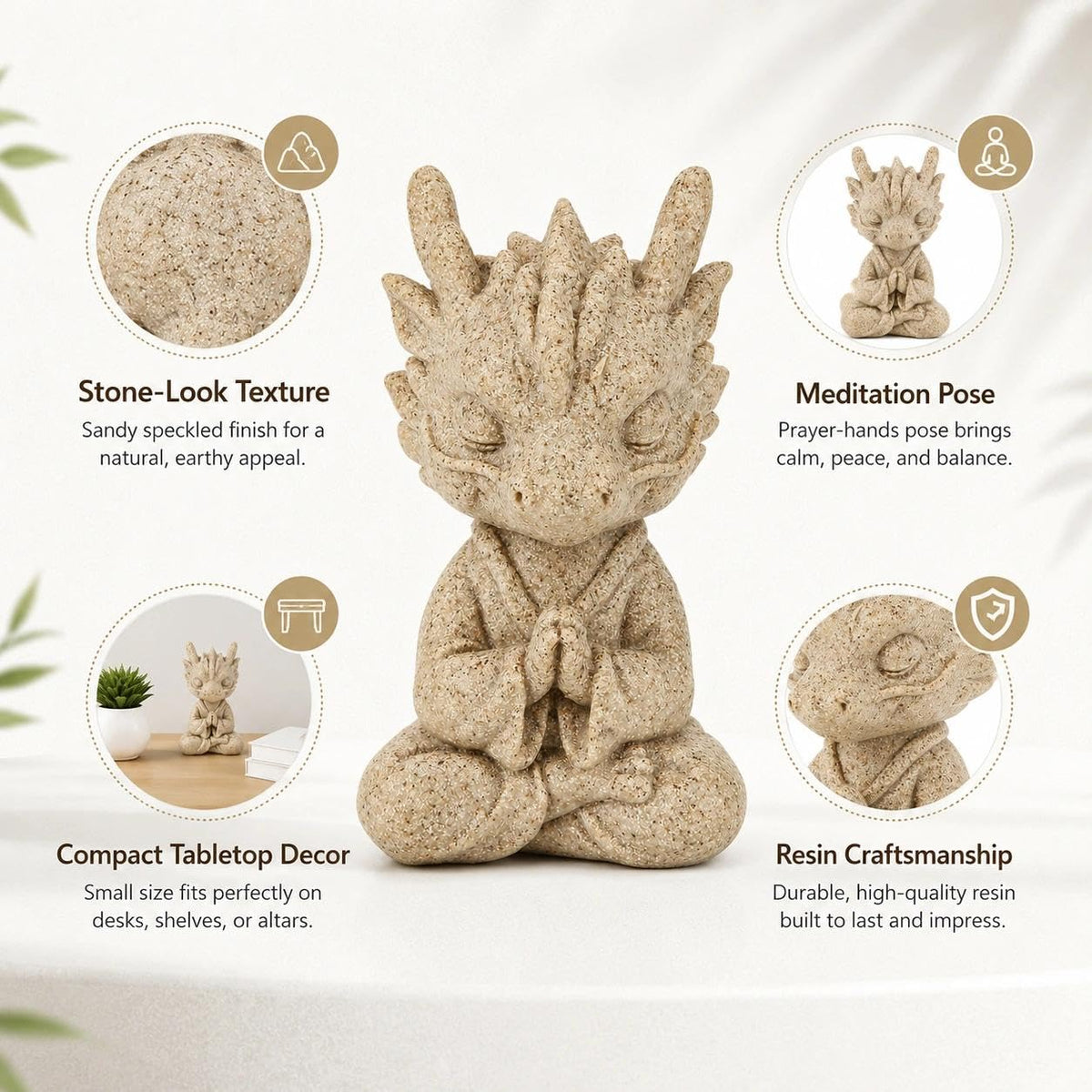 Meditating Dragon Statue (Dragon 1)