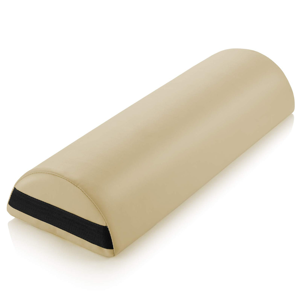 Jumbo Half Round Massage Table Bolster Under (Cream)