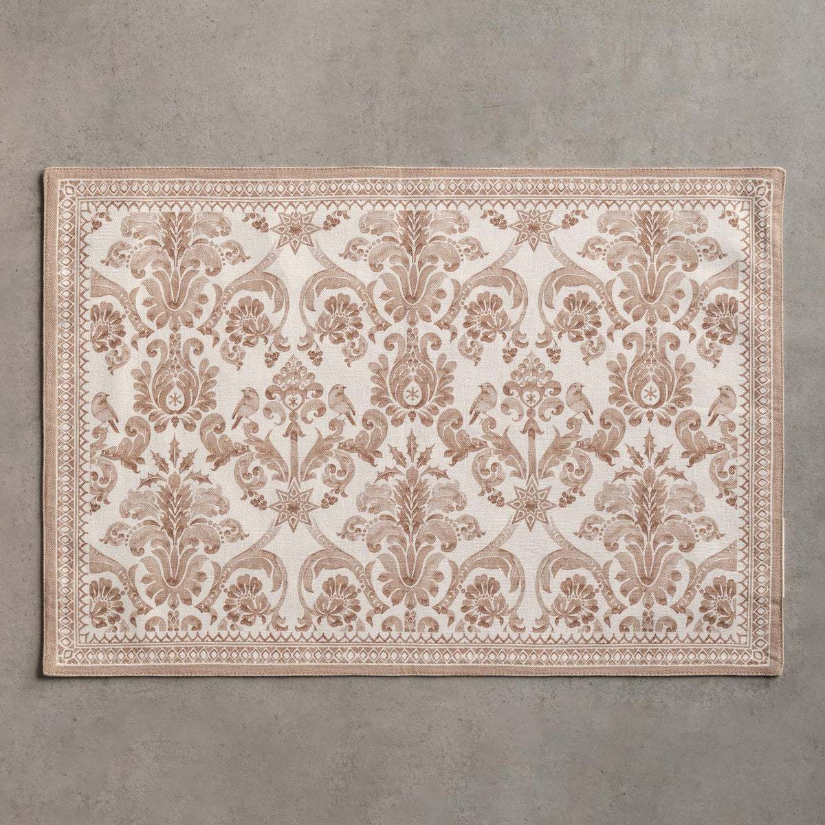 Placemats Set of 4 Reusable 100% Cotton (132 - Allure / 13" X 19" (Pack of 4))