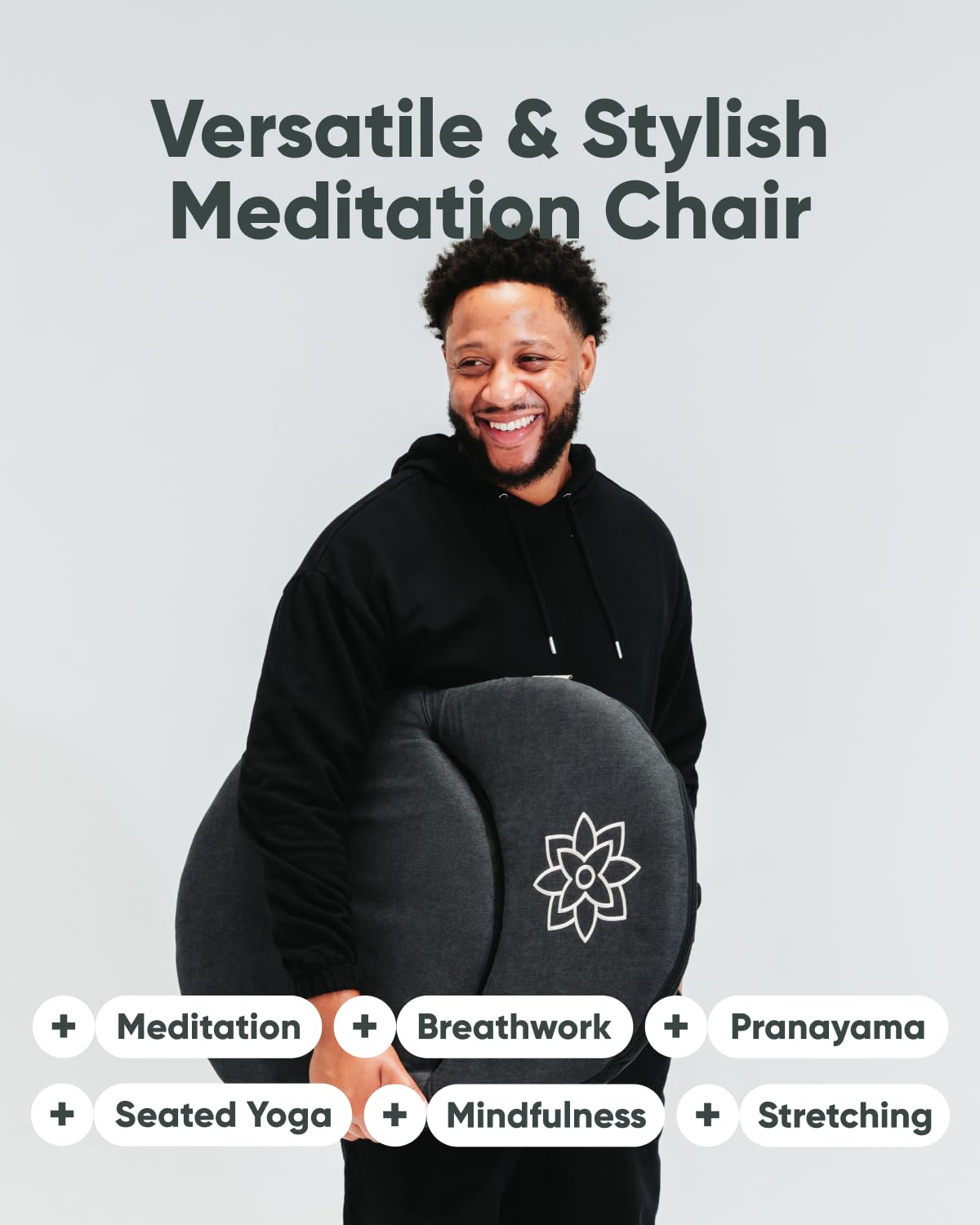 Meditation Chair (Charcoal Black)