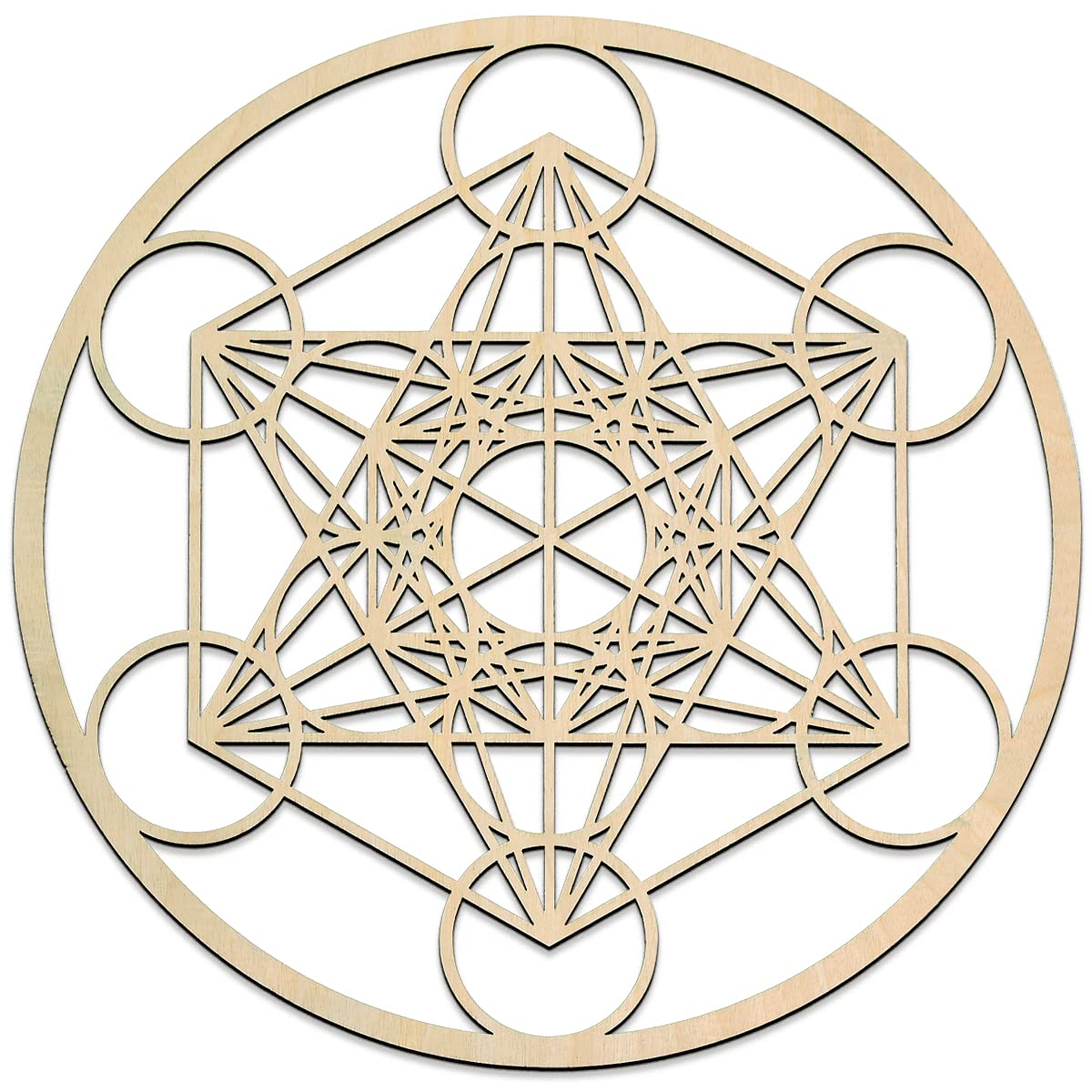 Fourth Level MFG 33" Metatron's Cube (33"L x 0.2"W / 33"Metatron)