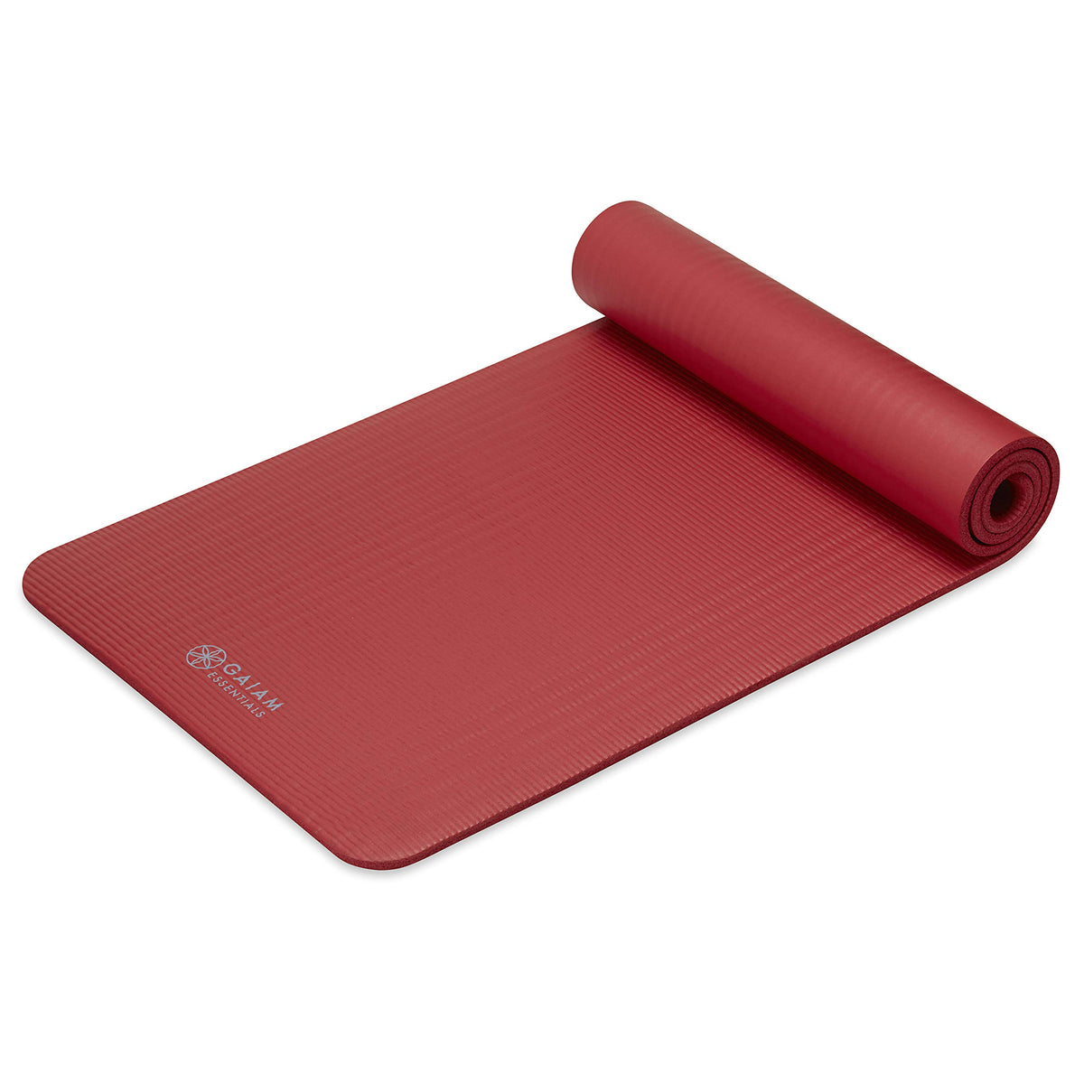 Essentials Thick Yoga Mat with Easy (Red / 2/5" (10MM))