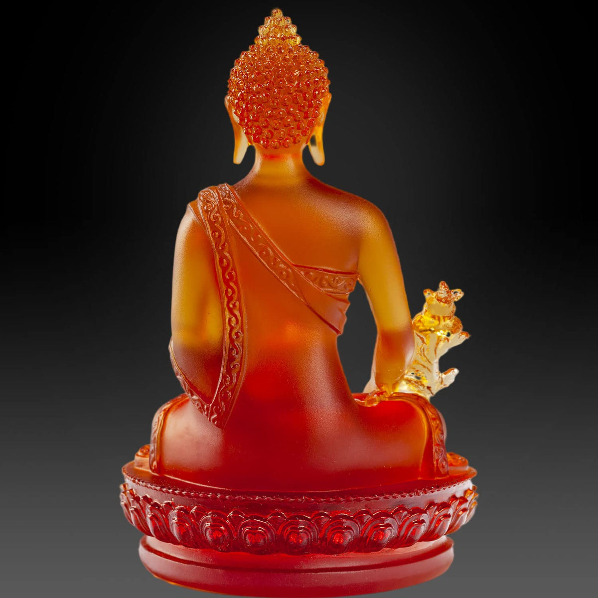 Tibetan Medicine Buddha Statue (Brown)