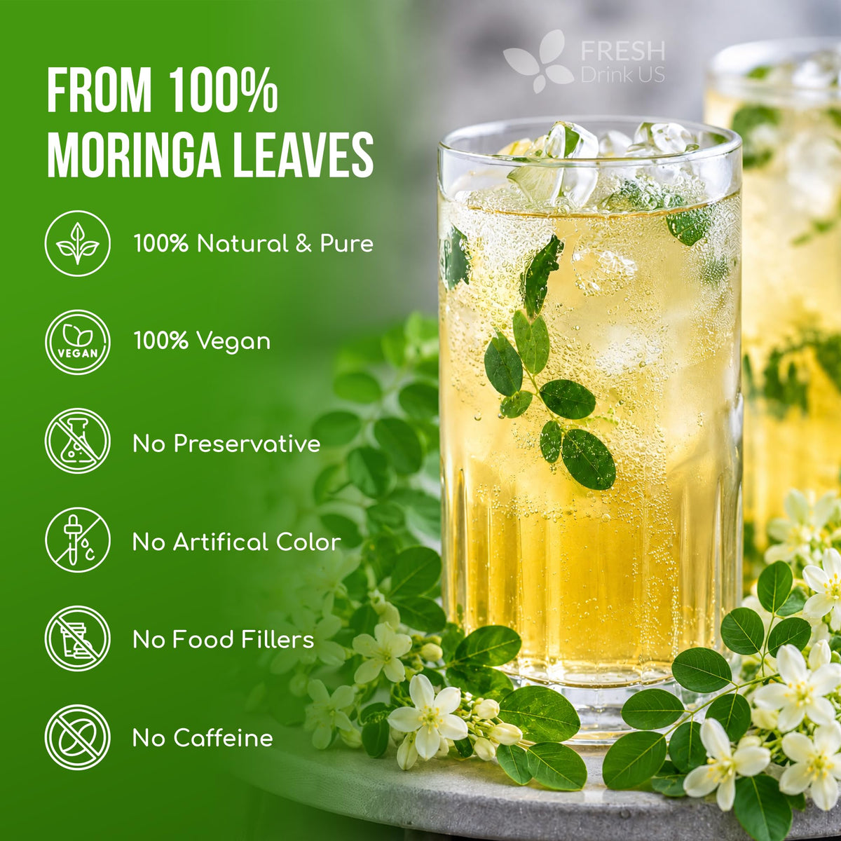 Premium 75 Moringa Tea Bags (75 Teabags)