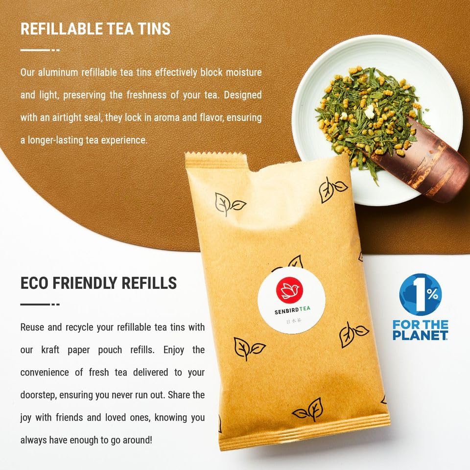 Loose Brown Rice Green Tea with Matcha (3.5 Ounce (Pack of 1))