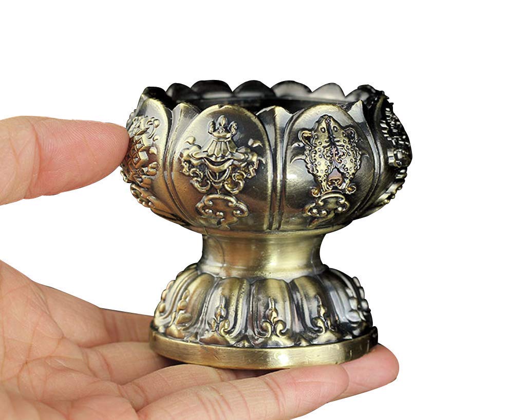 Lotus Flower Tealight Holder (Bronze)