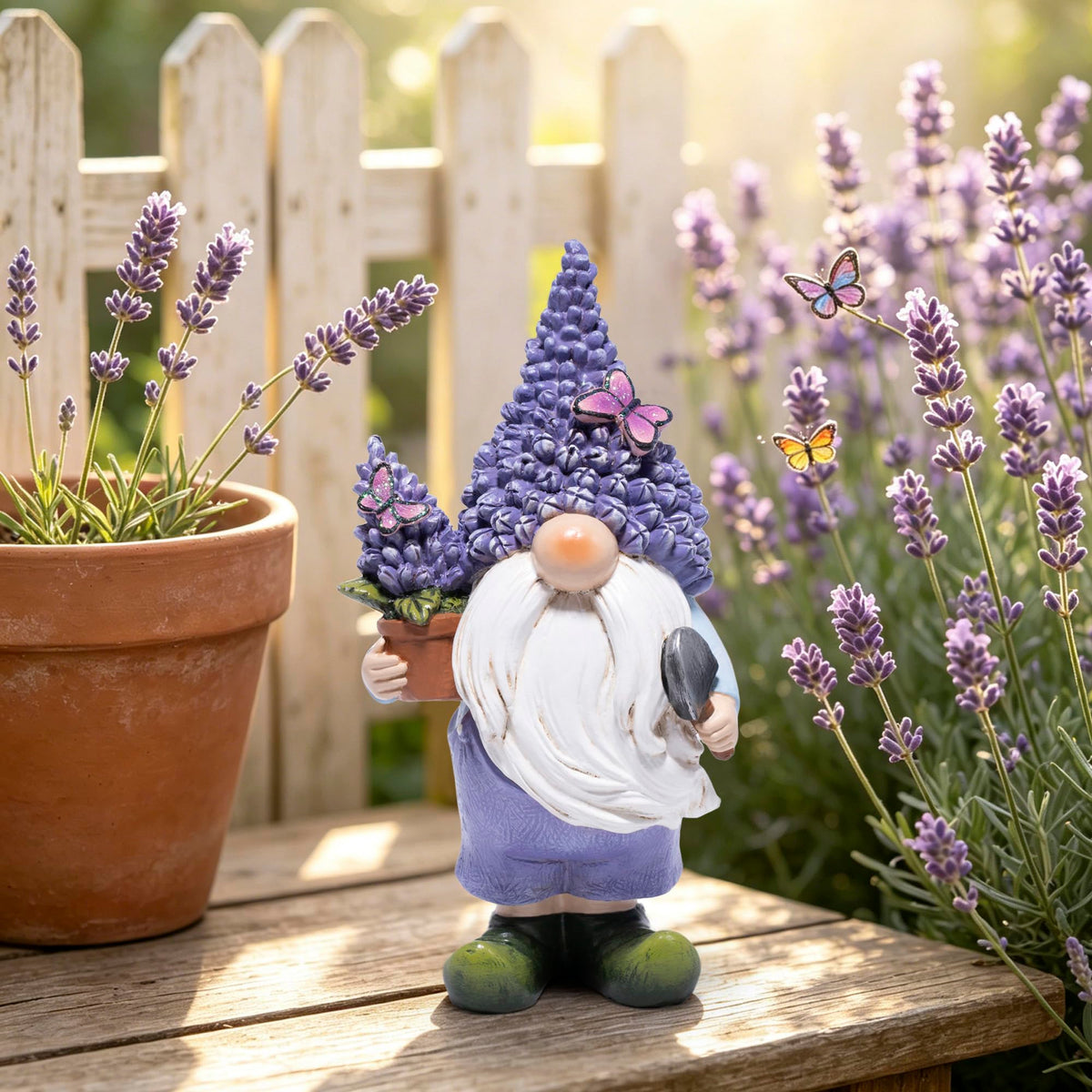 Lavender Figurine Garden Decor (Purple-2)