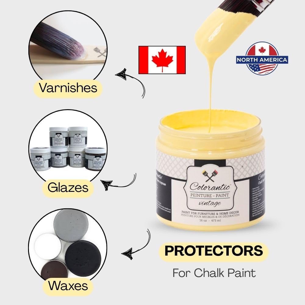 LEMON PIE Chalk Based Paint for Furniture Painting DIY (Lemon Pie / 8 Fl Oz (Pack of 1))
