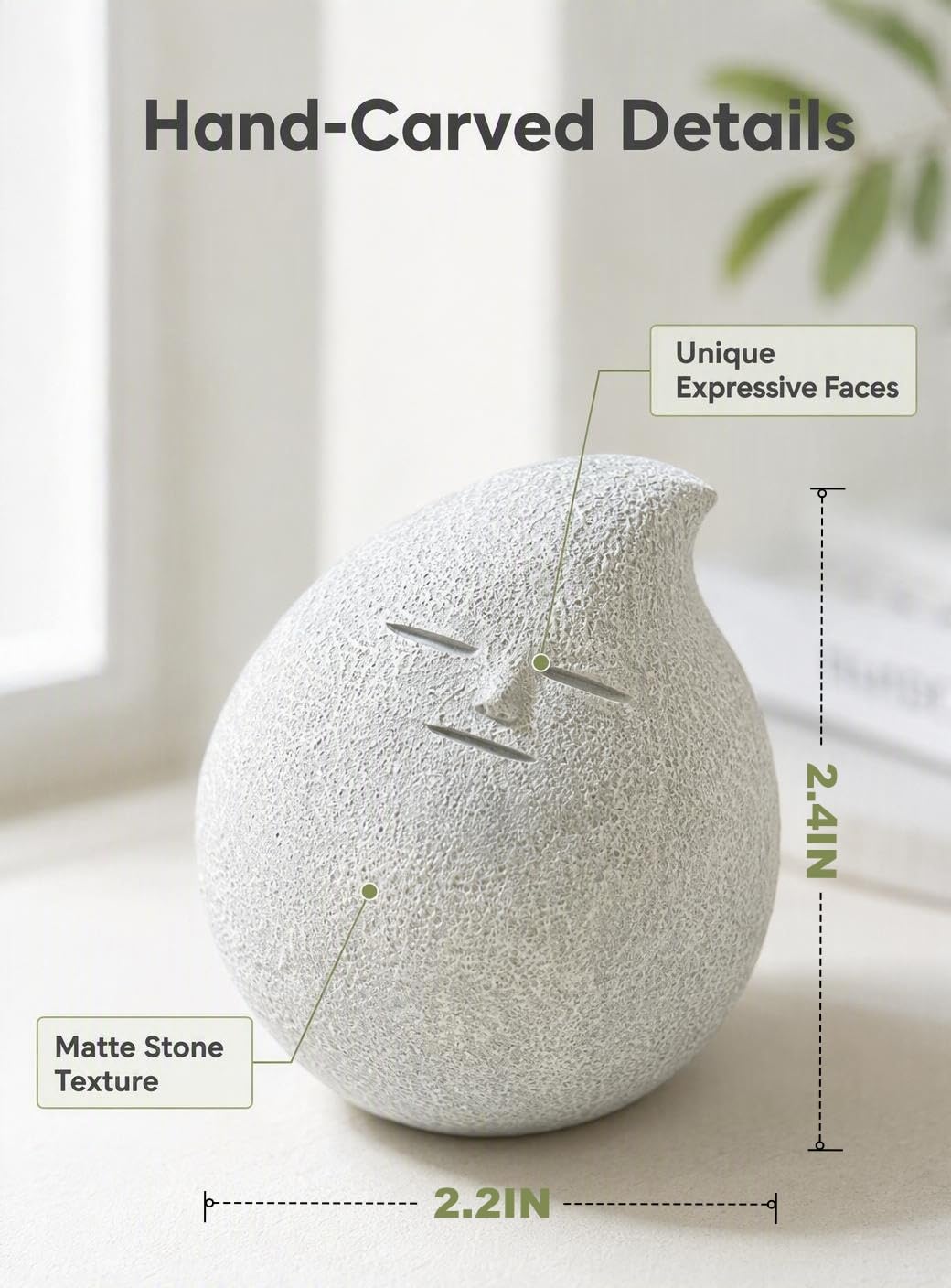 Fairy Garden Statues (8 PACK STONES)