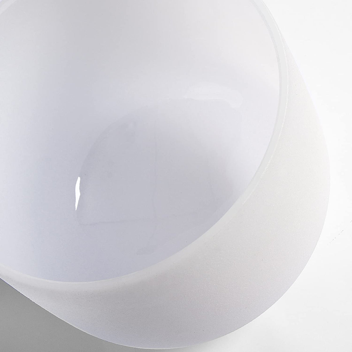 G Note Throat Chakra Quartz Frosted Crystal Singing Bowl 8 inch (8 inch / G note)